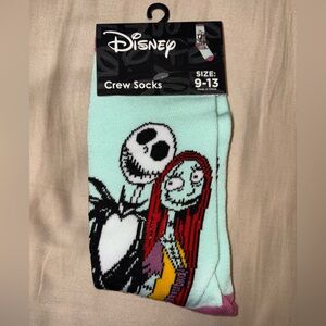 Disney Nightmare Before Christmas Mint Crew Socks